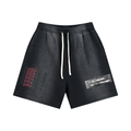 Punk Sun Fade Distressed Shorts