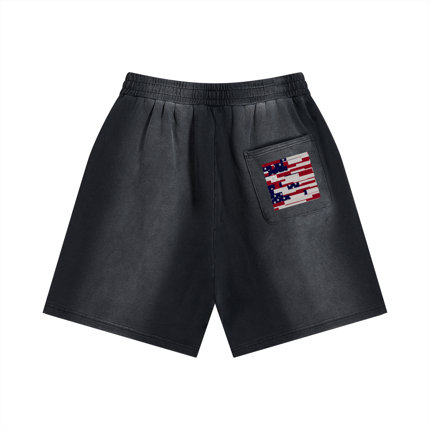 Punk Sun Fade Distressed Shorts